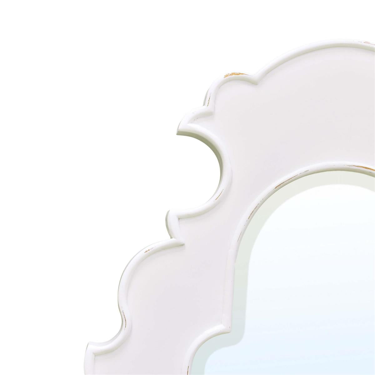 Bramble Lotus Mirror — White Harvest