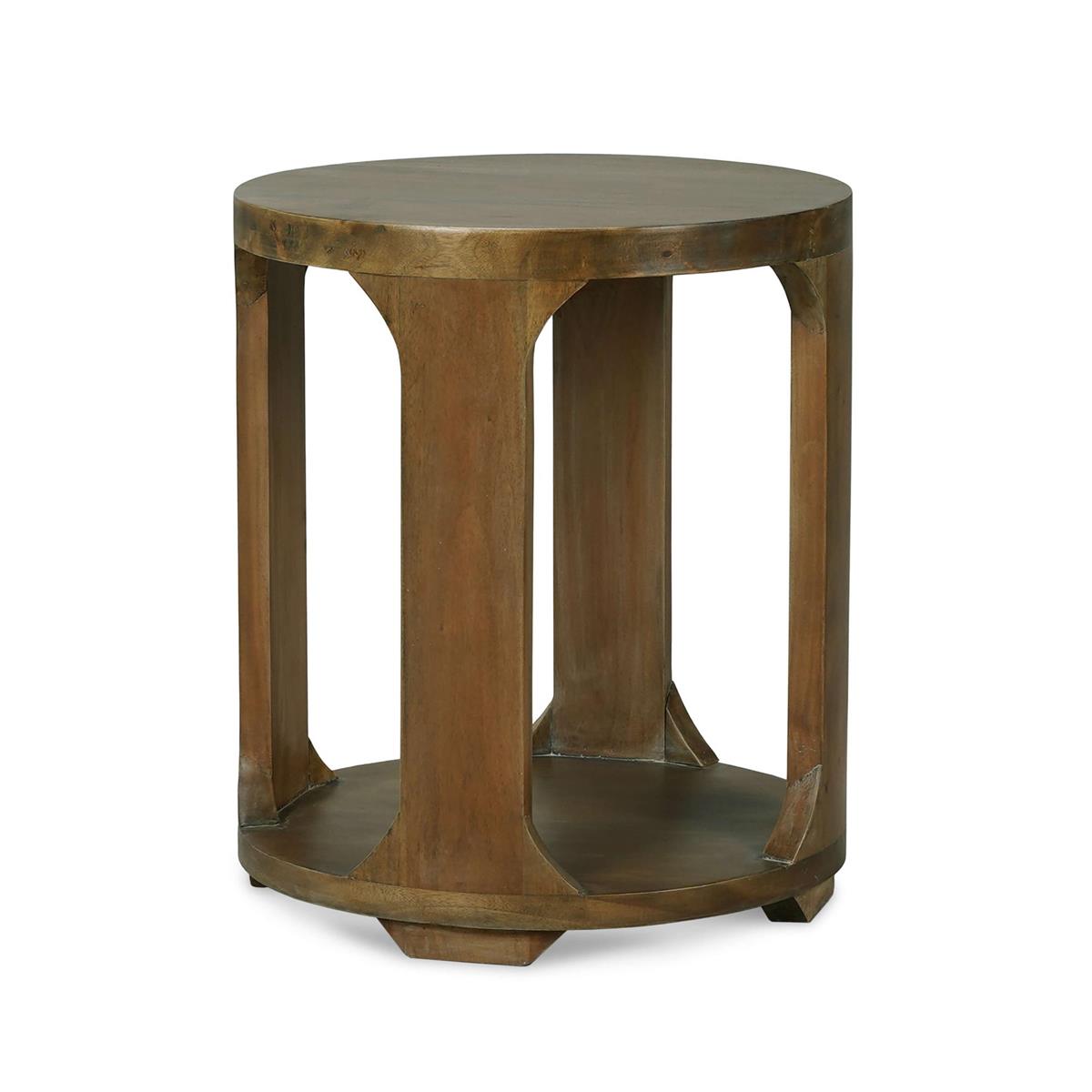 Bramble Corte End Table — Straw Wash