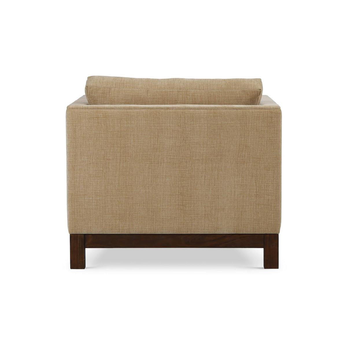 Bramble Aberdeen Chair — Dark Walnut / Thames French Yellow