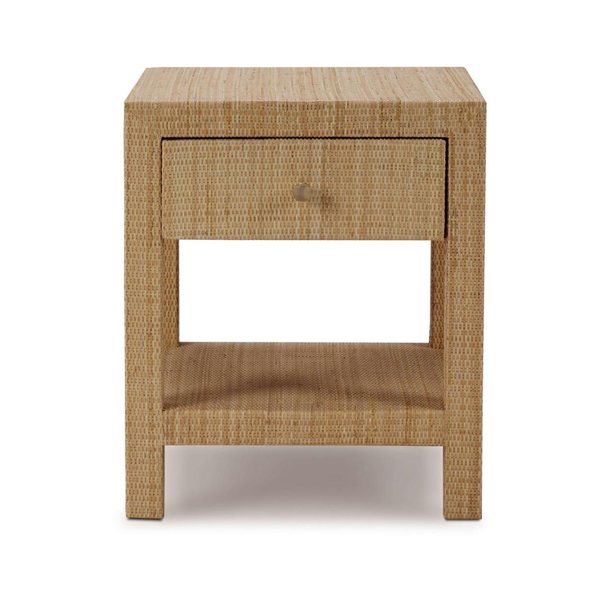 Bramble Kagu 1 Drawer Nightstand Wrapped — Rattan Natural