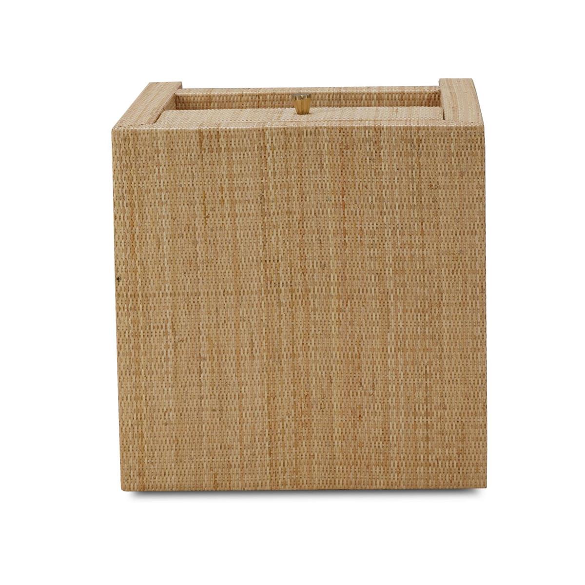 Bramble Kagu 1 Drawer Nightstand Wrapped — Rattan Natural