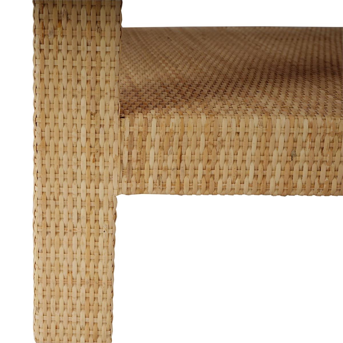 Bramble Kagu 1 Drawer Nightstand Wrapped — Rattan Natural