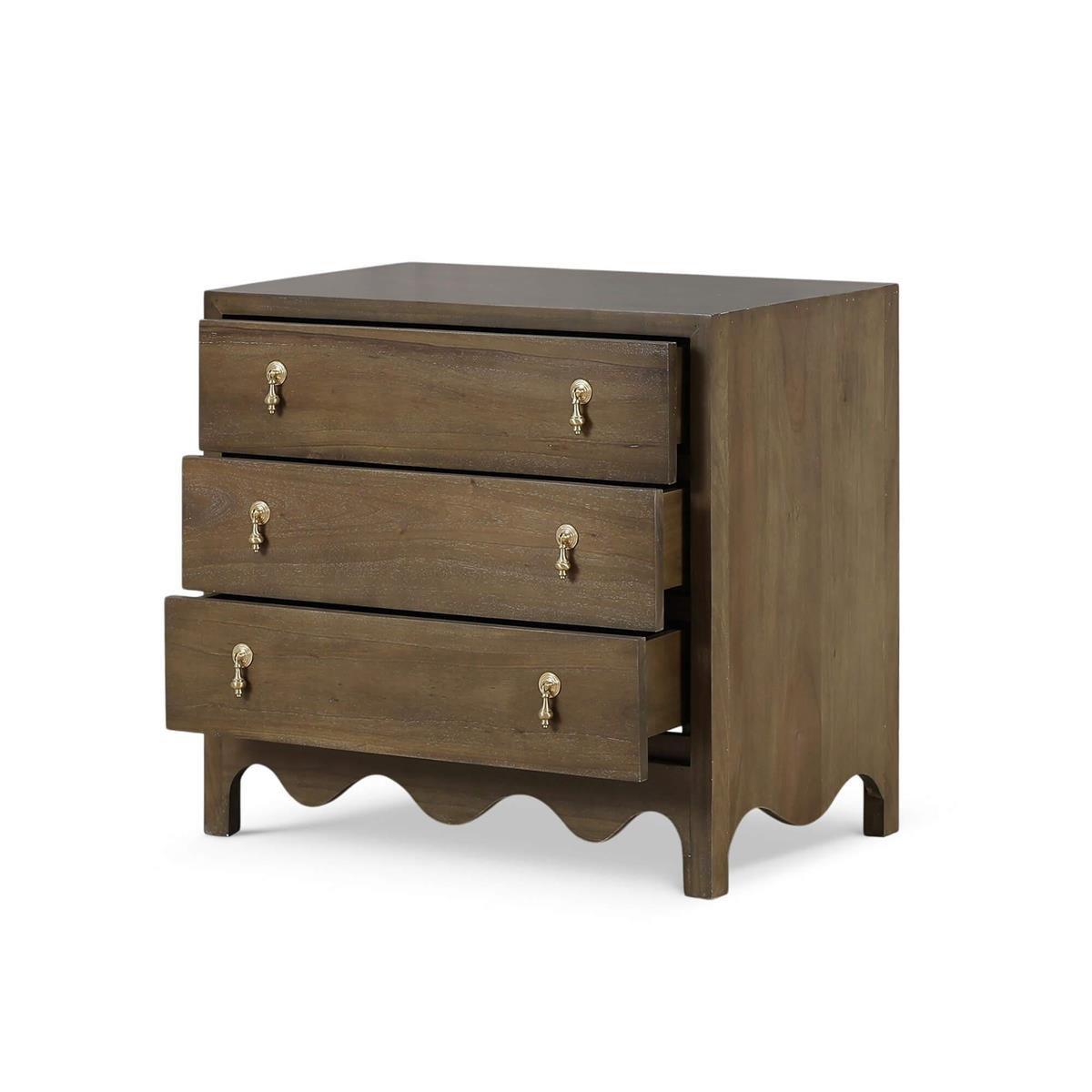 Bramble Chloe 3 Drawer Dresser — Straw Wash
