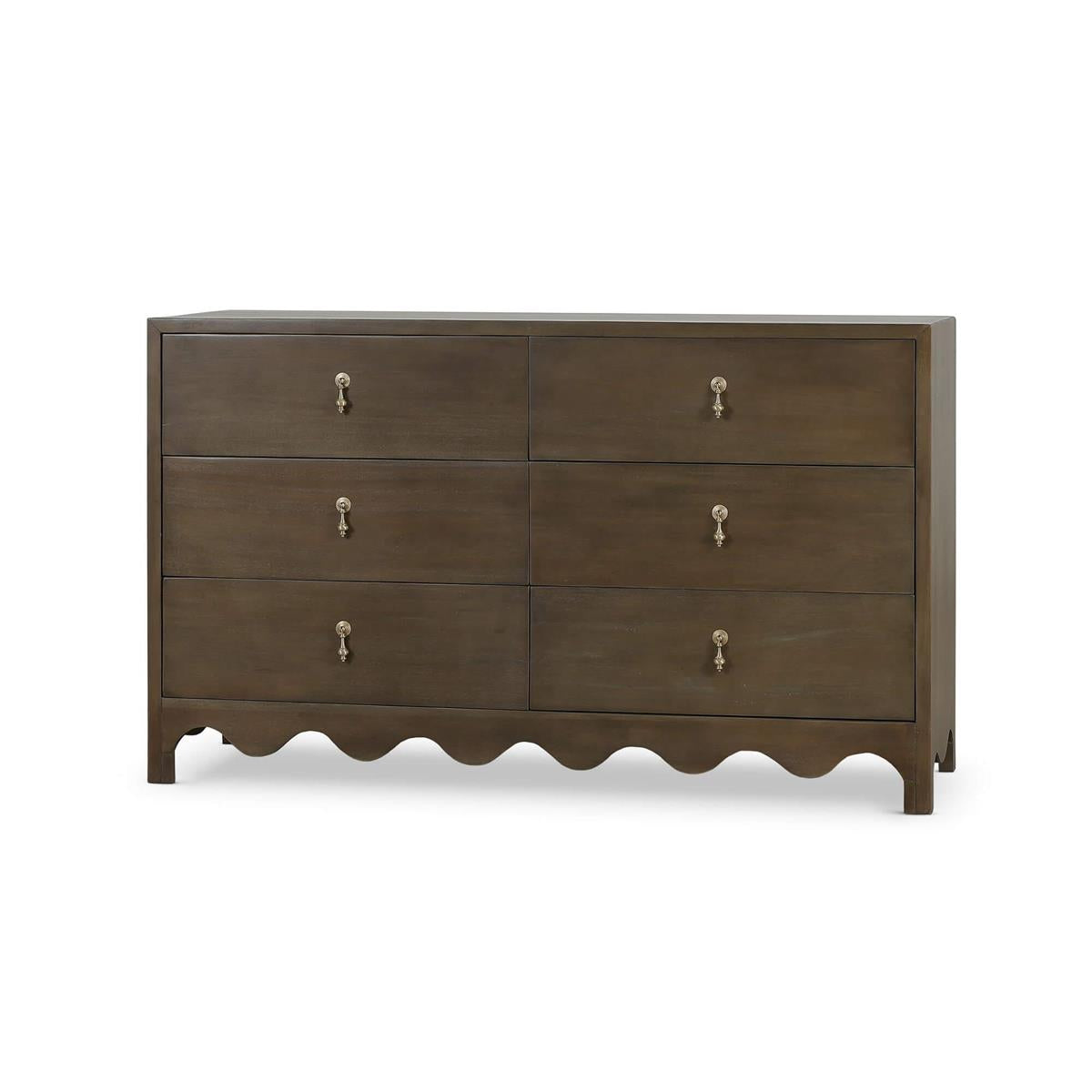Bramble Chloe 6 Drawer Dresser — Straw Wash