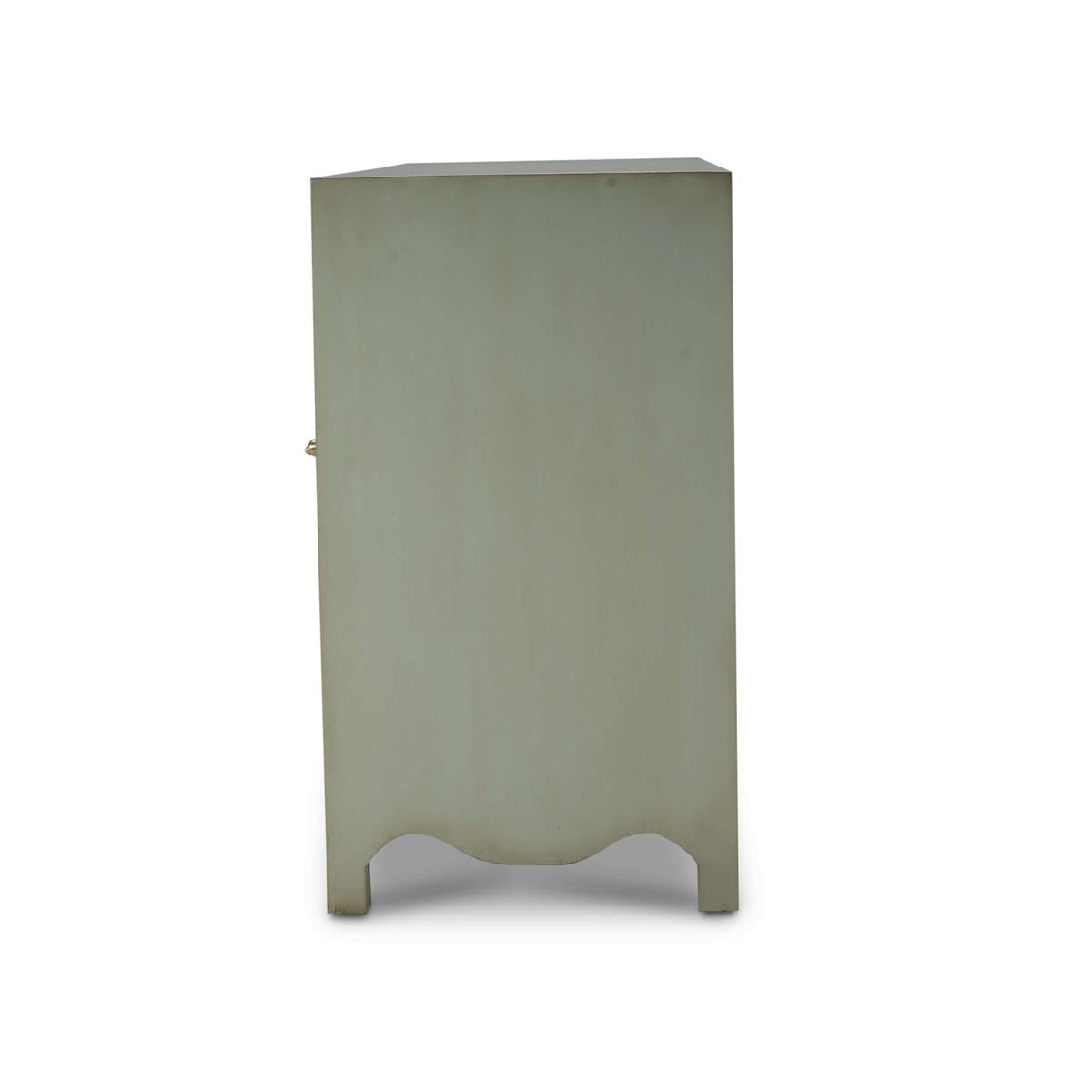 Bramble Chloe 6 Drawer Dresser — Vintage Fennel Green / Light Distressed