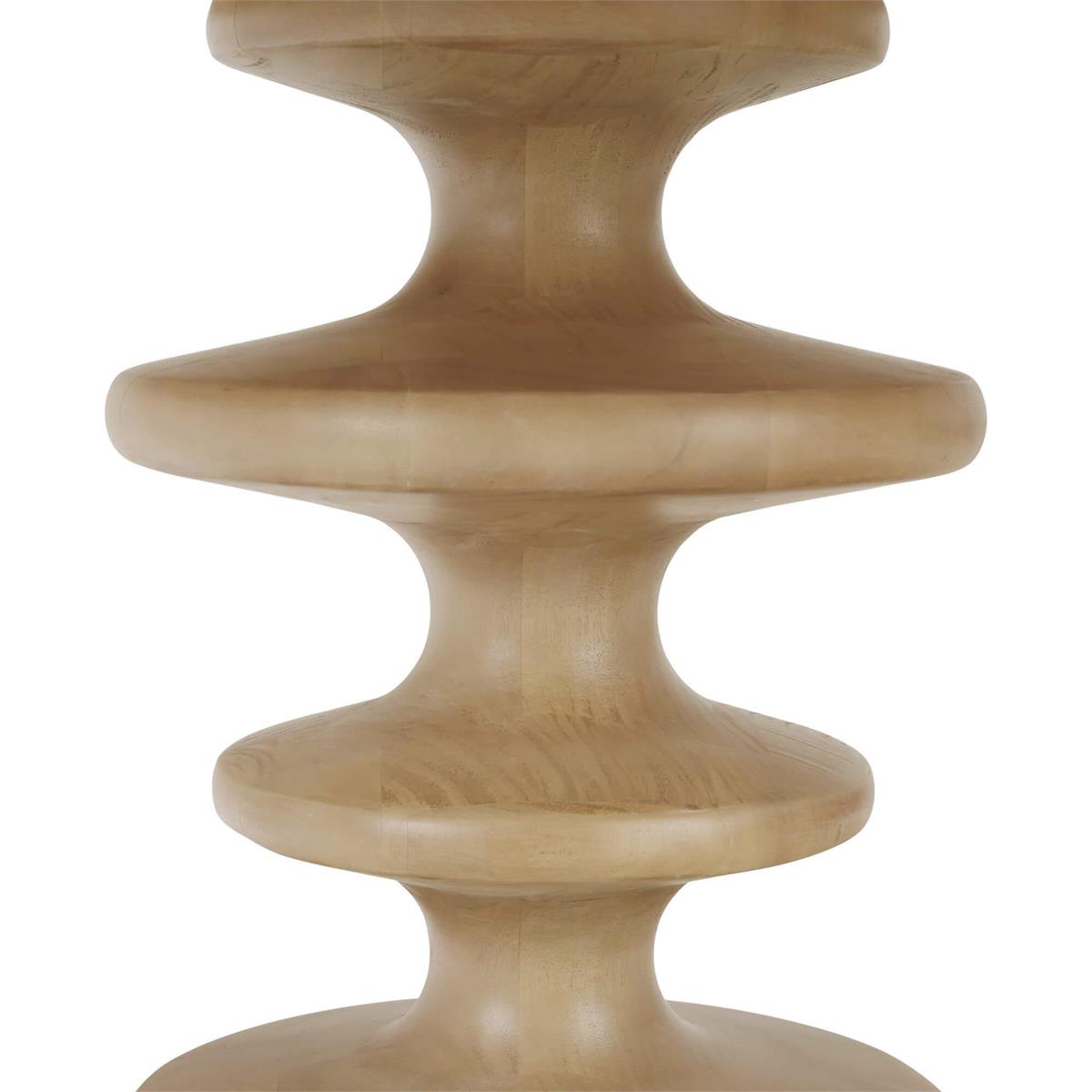 Bramble Milano Round Dining Table 60" — Fruit Wood