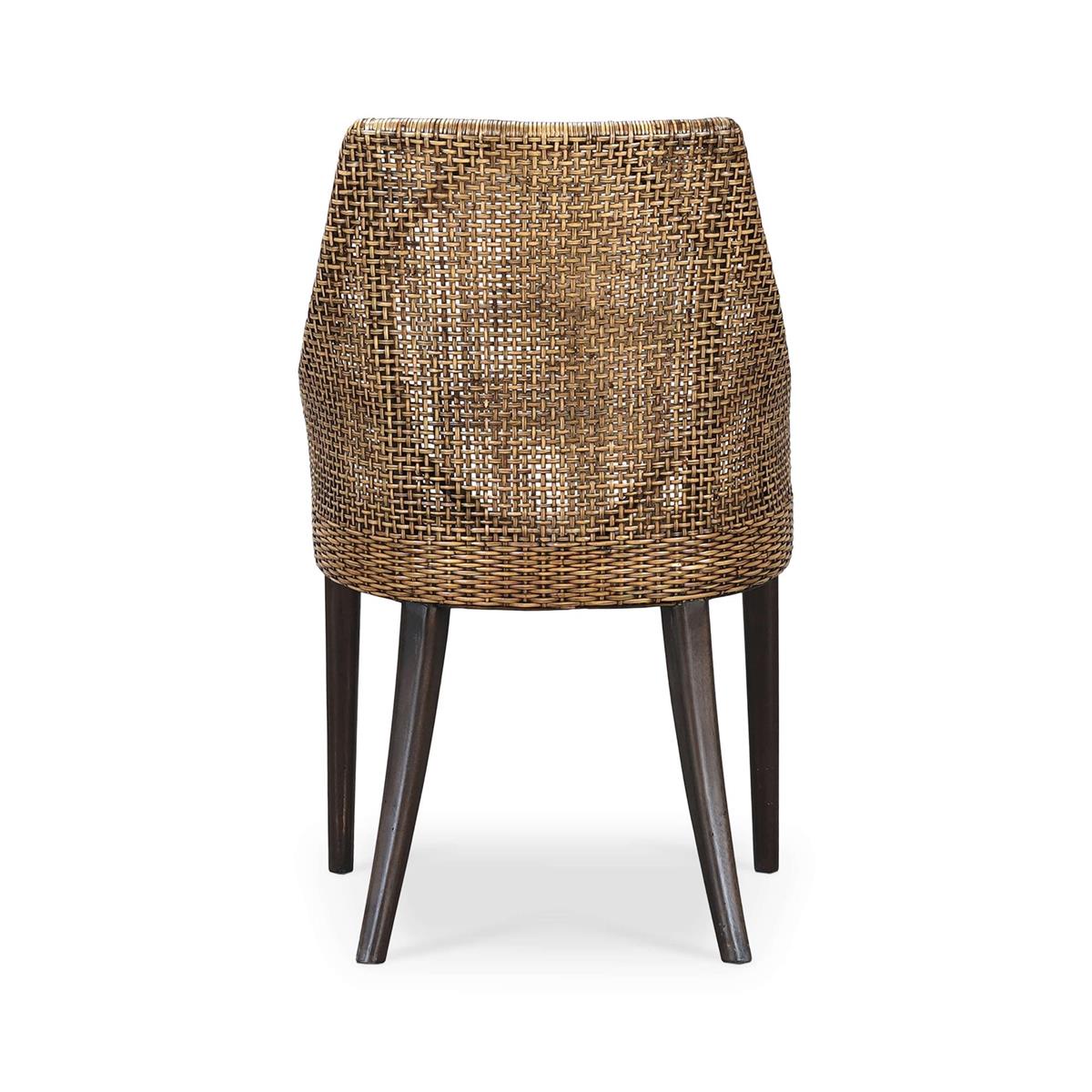 Bramble Savanah Dining Chair — Dark Walnut / Arctic