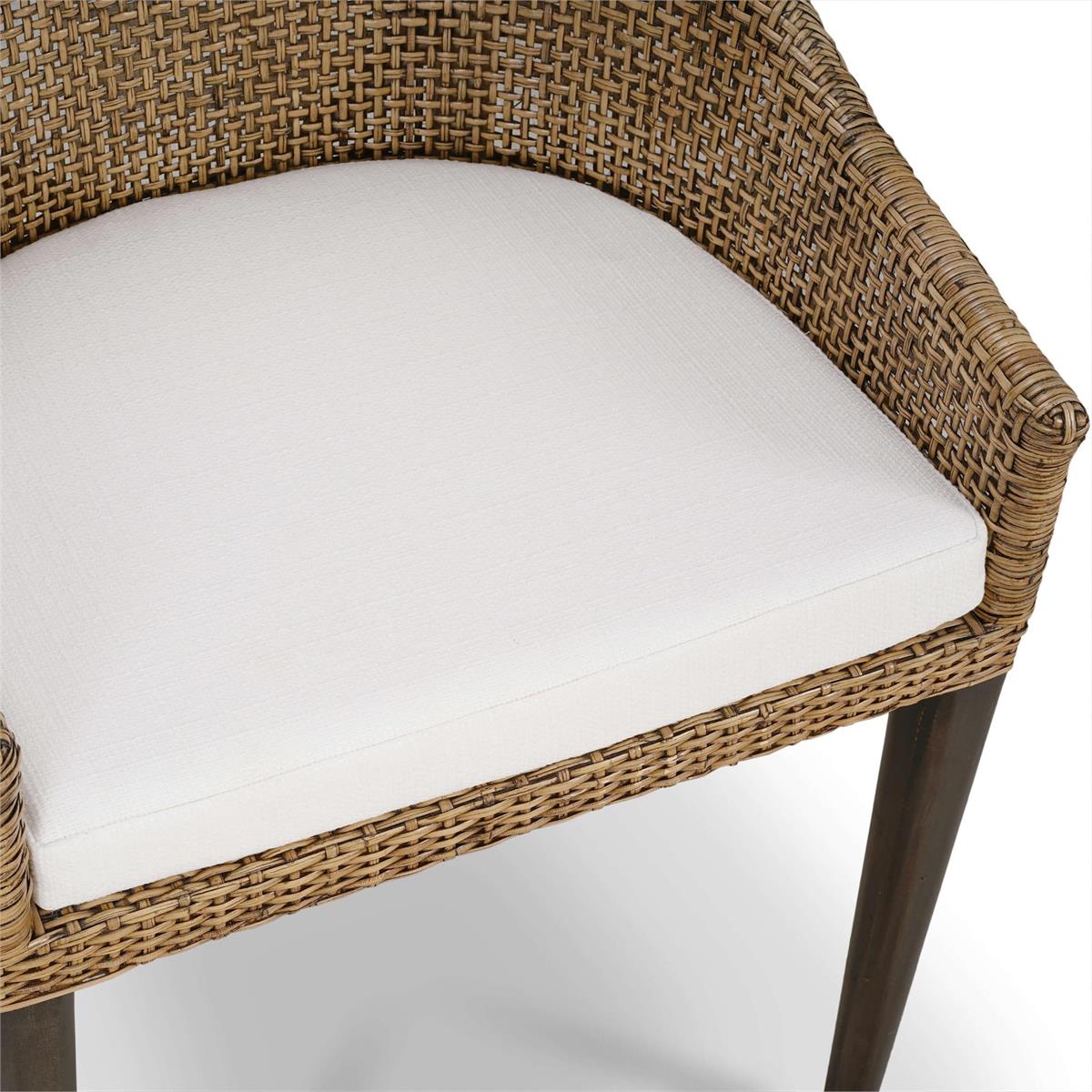 Bramble Savanah Dining Chair — Dark Walnut / Arctic