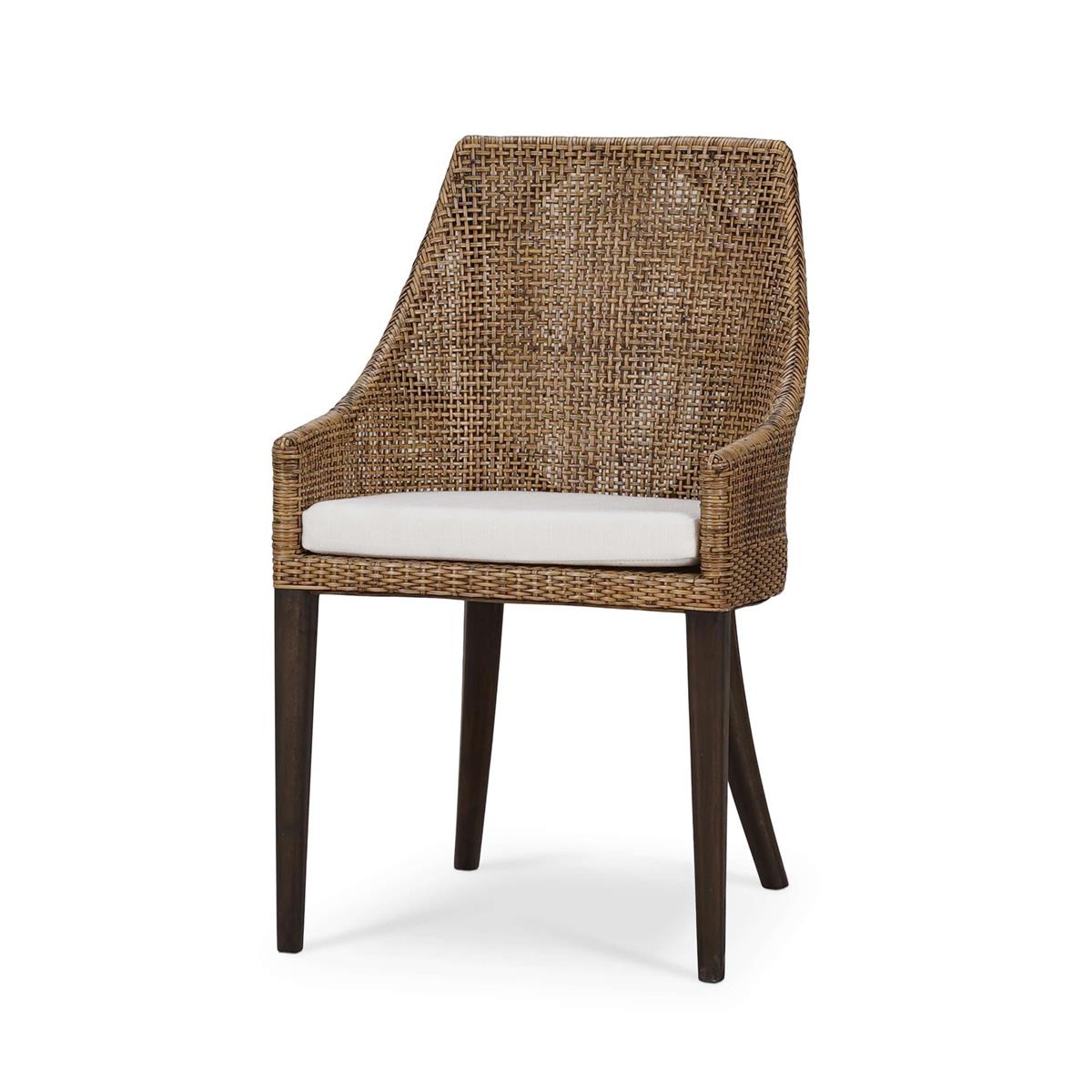 Bramble Savanah Dining Chair — Dark Walnut / Arctic