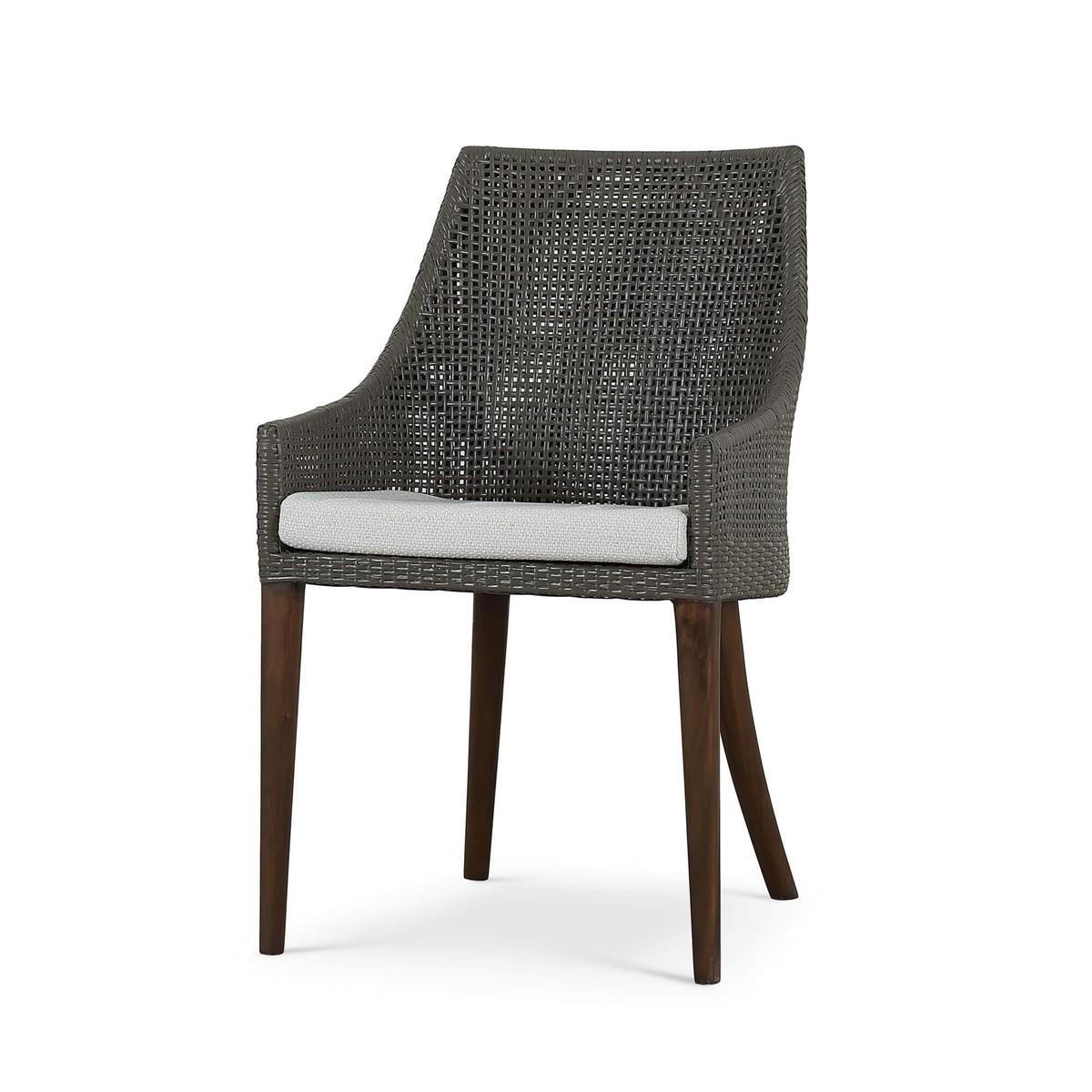 Bramble Savanah Dining Chair — Dark Walnut / Dinara Natural