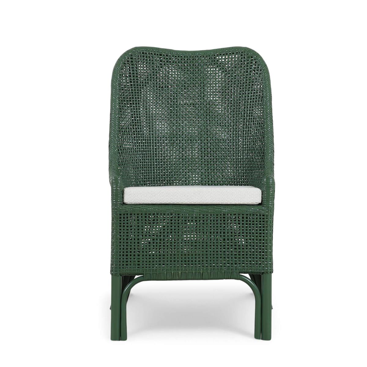Bramble Cristo Dining Chair — Ivy Shiny / Dinara Natural