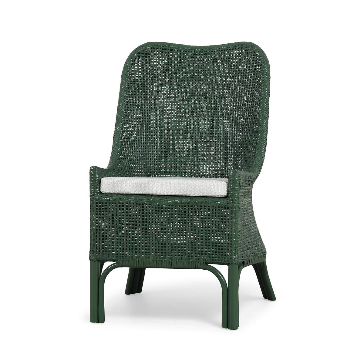 Bramble Cristo Dining Chair — Ivy Shiny / Dinara Natural