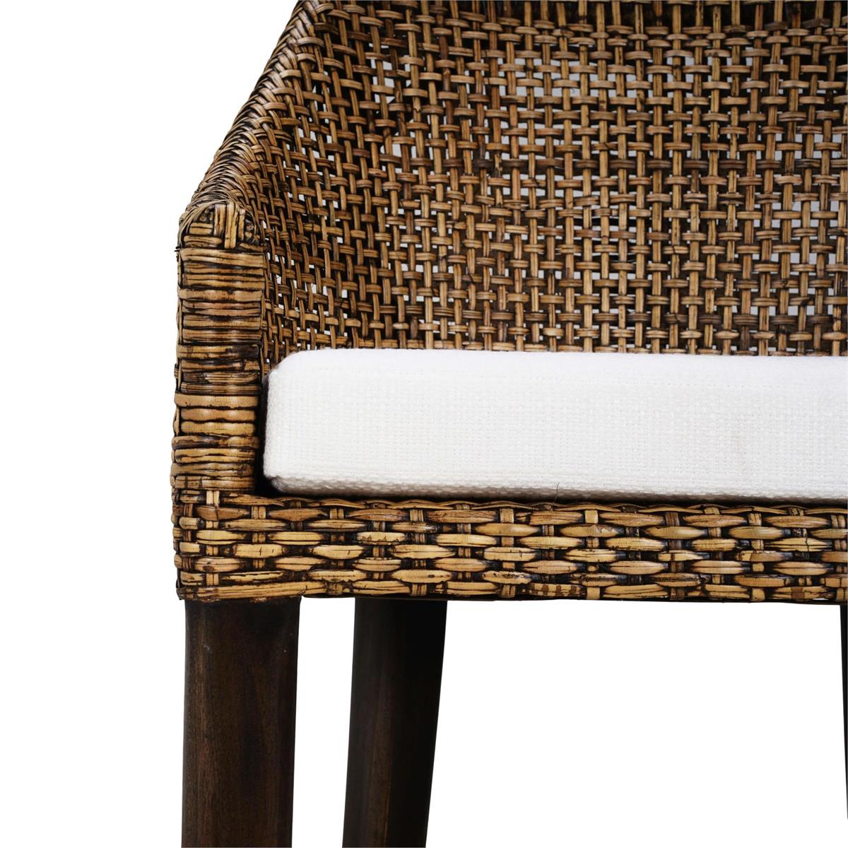 Bramble Savanah Barstool — Dark Walnut / Arctic
