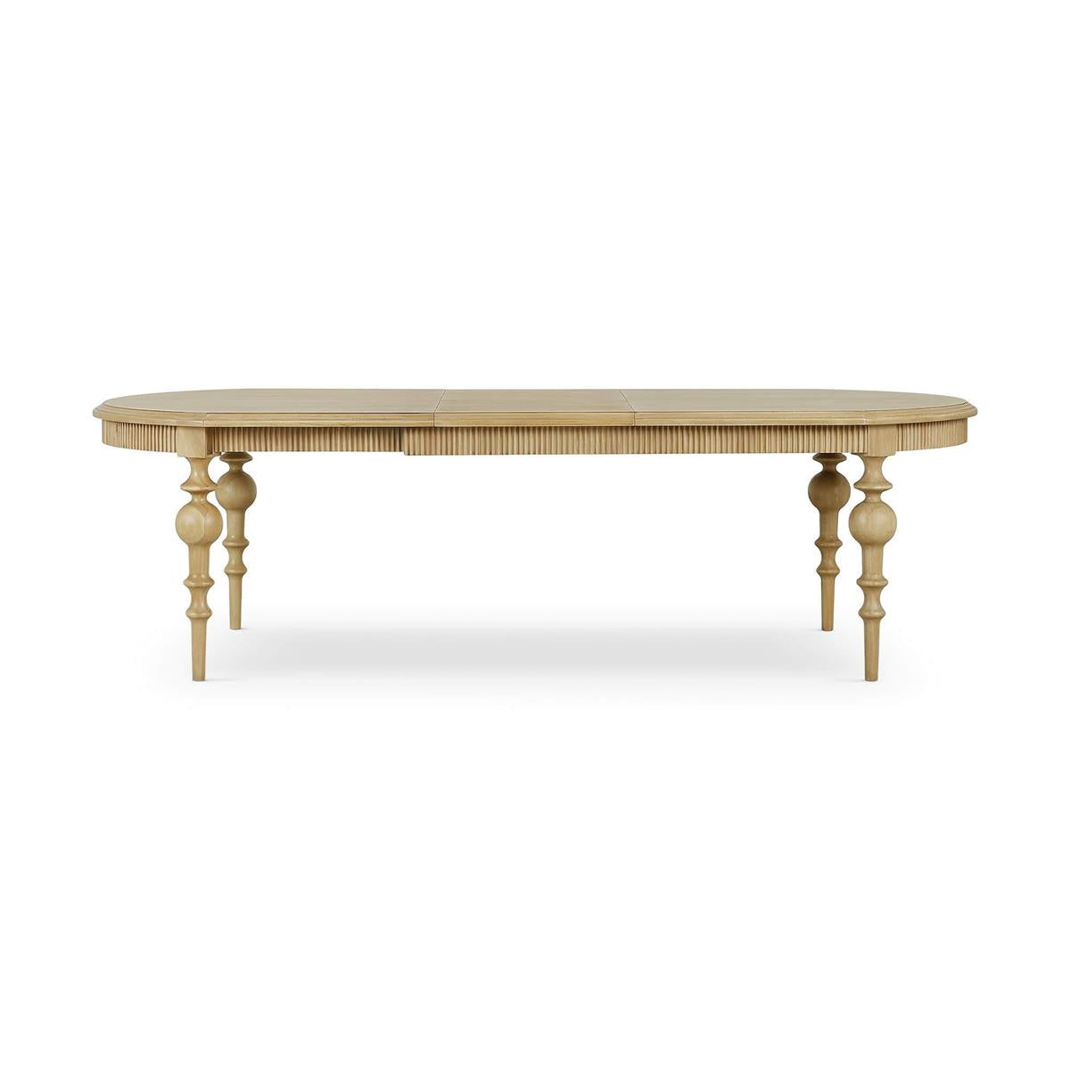 Bramble Kraton Butterfly Oval Extension Dining Table 80- 102" — Fruit Wood