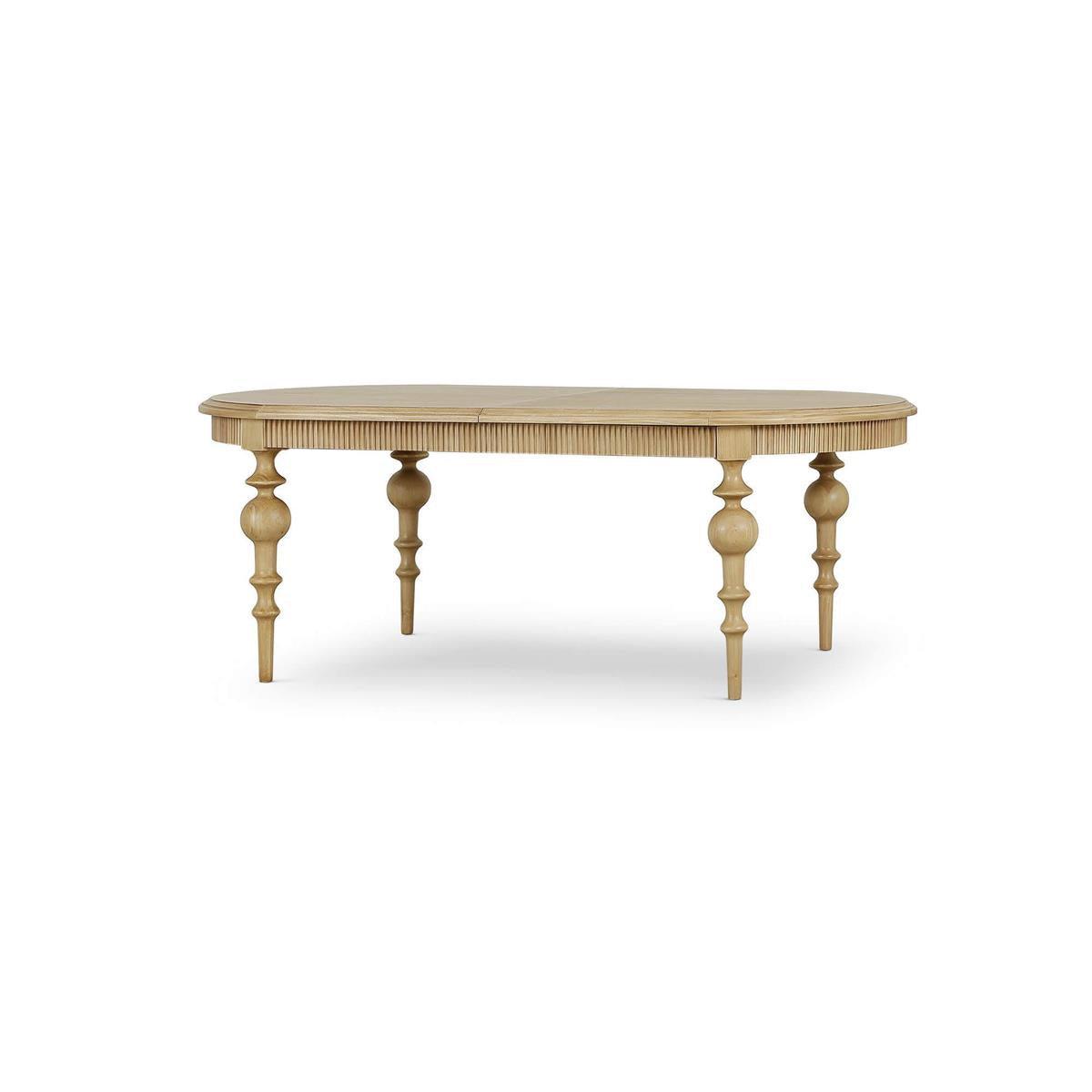 Bramble Kraton Butterfly Oval Extension Dining Table 80- 102" — Fruit Wood