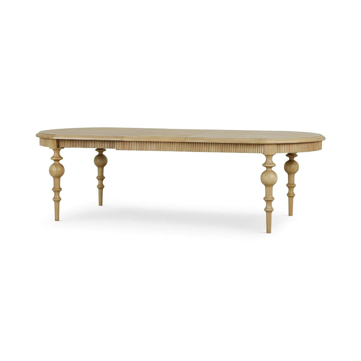Bramble Kraton Butterfly Oval Extension Dining Table 80- 102" — Fruit Wood