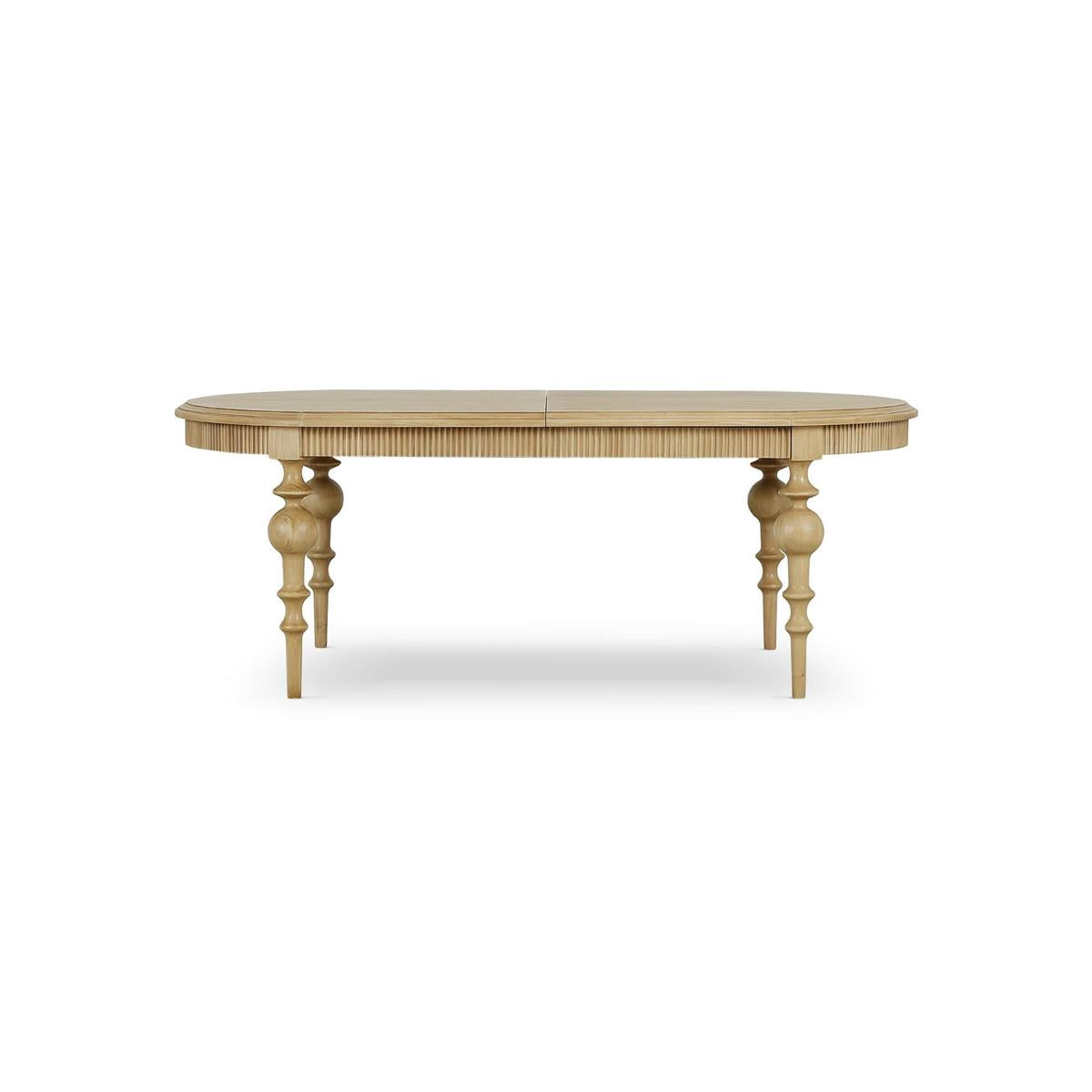 Bramble Kraton Butterfly Oval Extension Dining Table 80- 102" — Fruit Wood