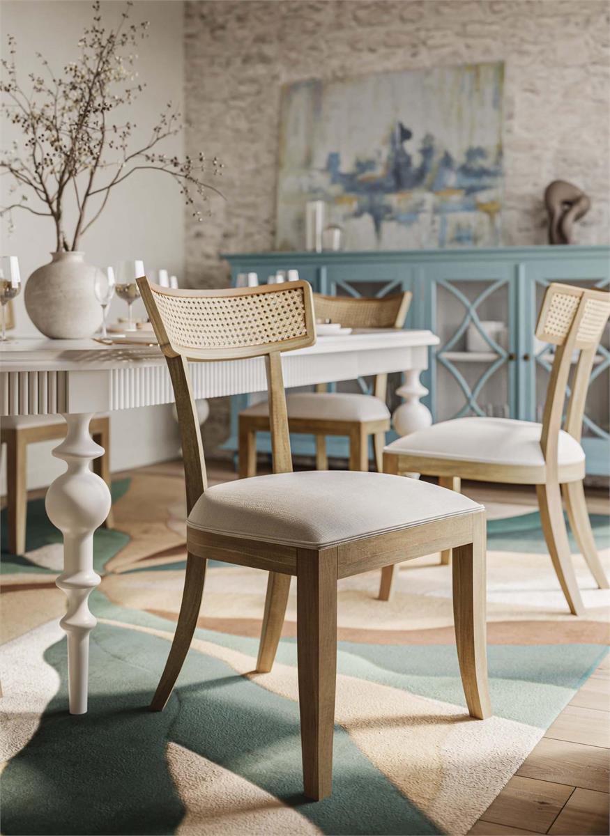 Bramble Kraton Butterfly Oval Extension Dining Table 80- 102" — True White *