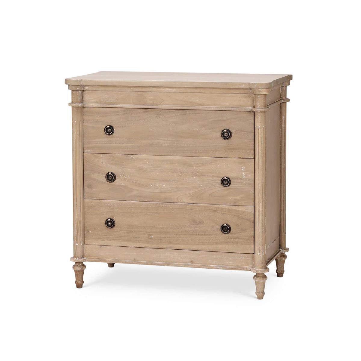 Bramble Kelly 3 Drawer Bedside Cabinet — Sandbar