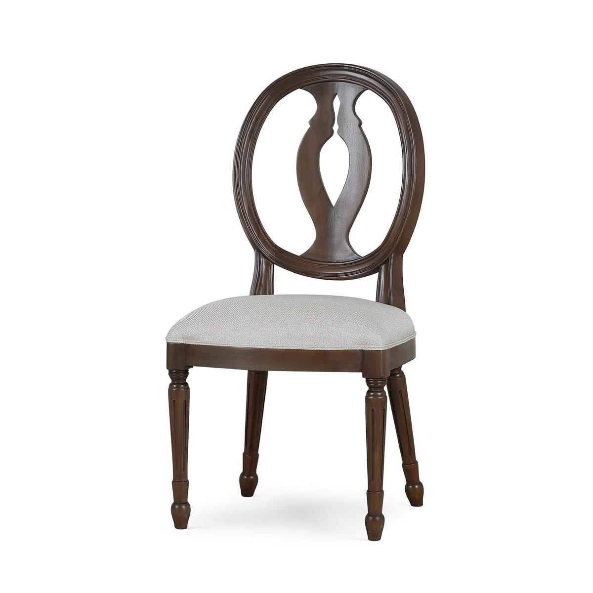 Bramble Fiona Dining Chair — Dark Walnut / Truffle