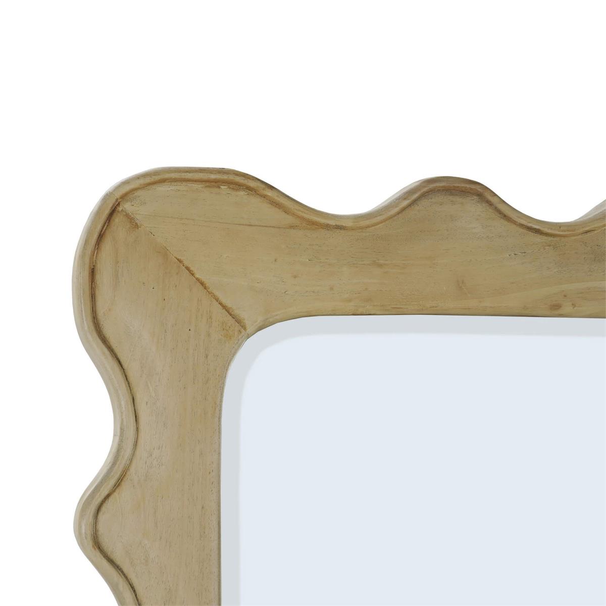 Bramble Chloe Square Mirror — Fruit Wood