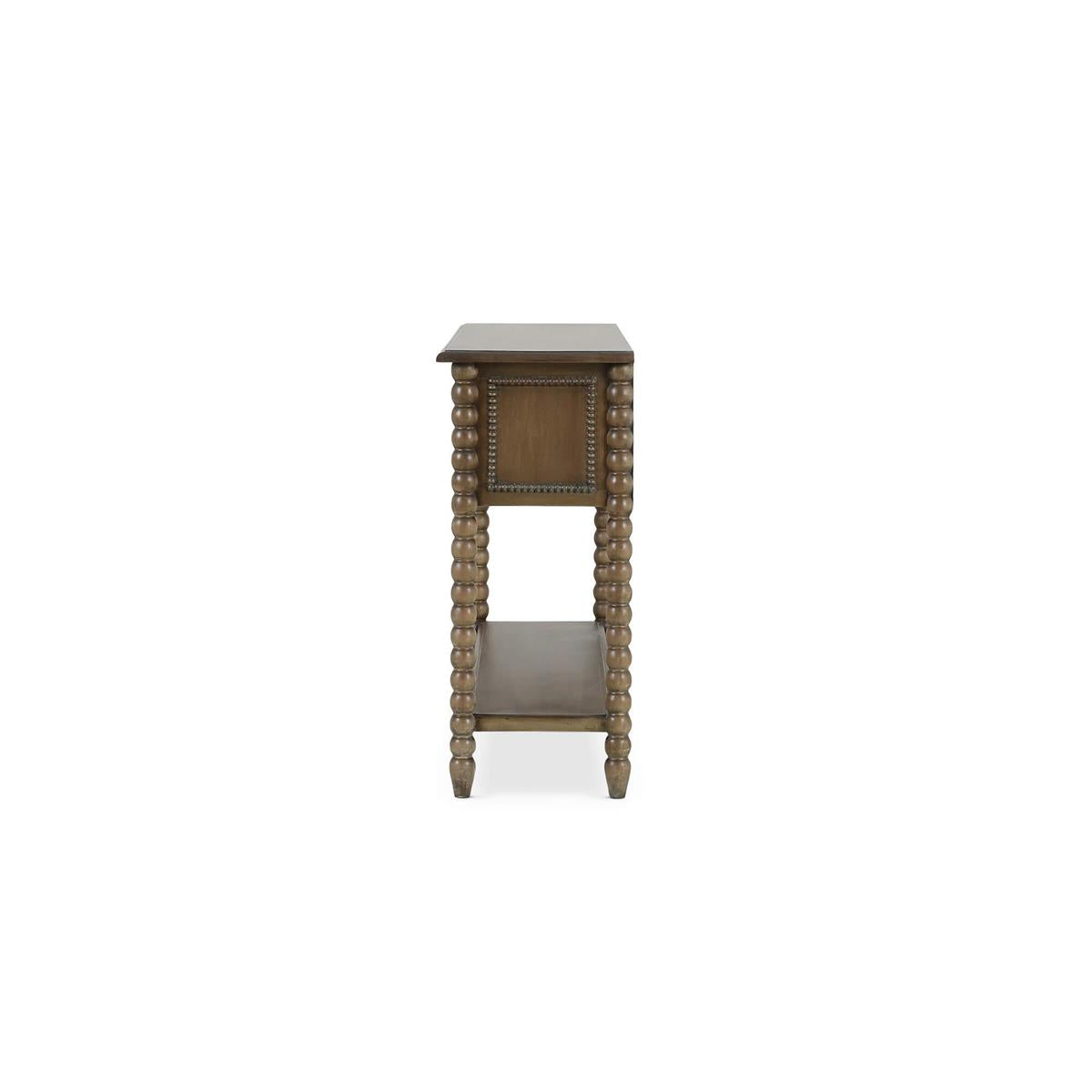 Bramble Cholet Console Table w/ 2 Drawers — Straw Wash