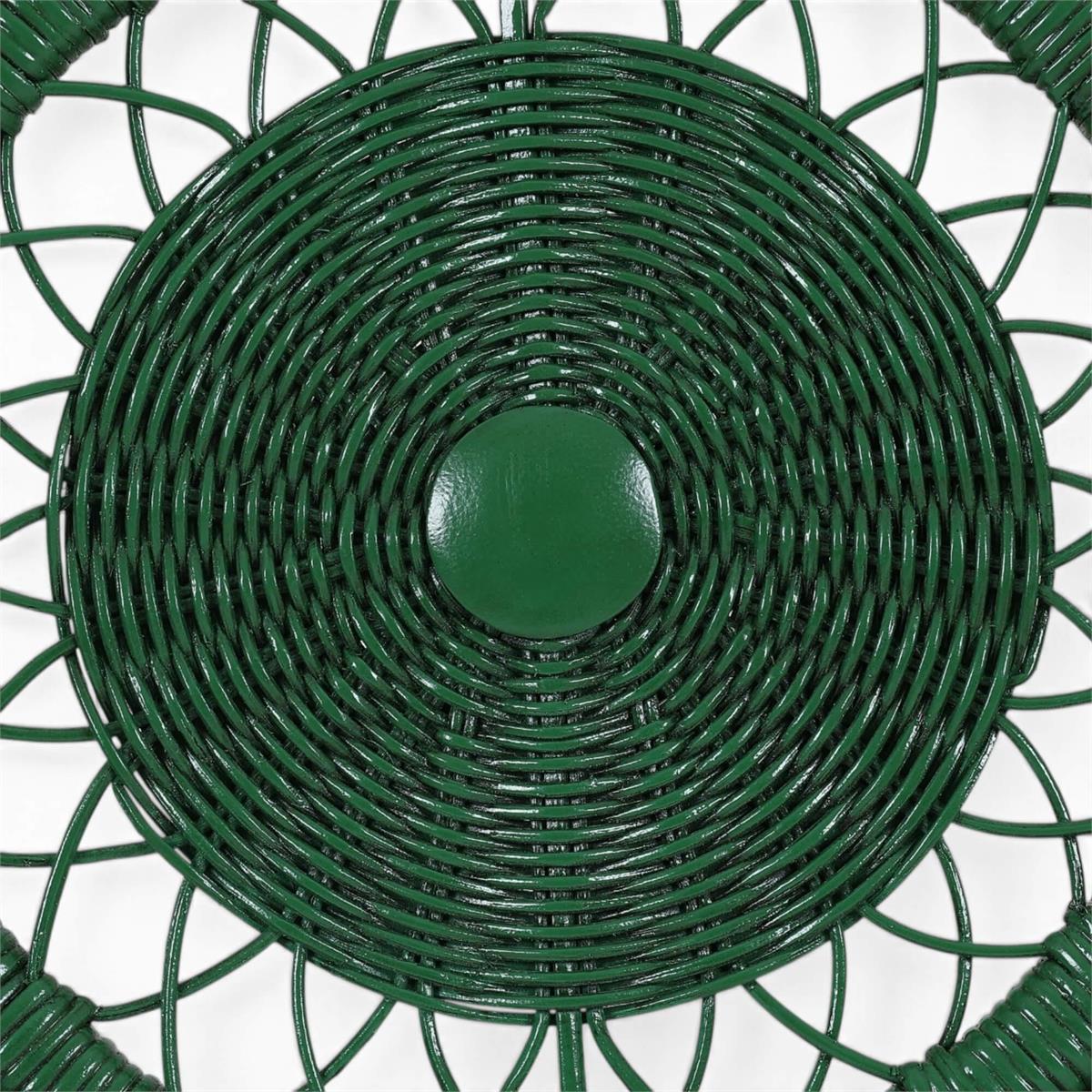 Bramble Oceana Rattan Dining Chair — Jade Green * / Arctic