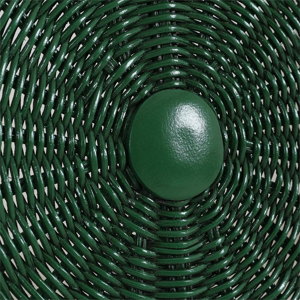 Bramble Oceana Rattan Dining Chair — Jade Green * / Arctic