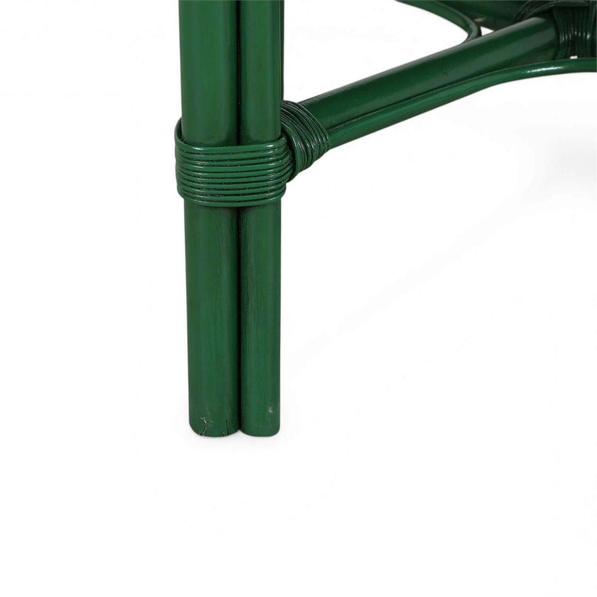Bramble Oceana Rattan Dining Chair — Jade Green * / Arctic
