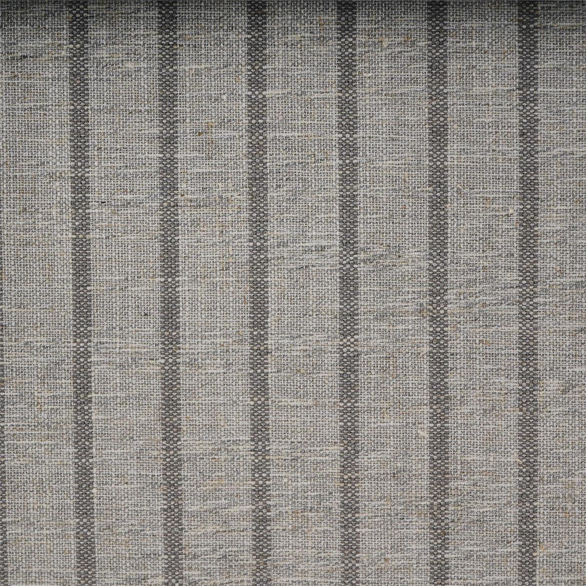 Bramble Luna Ottoman w/ Gray Munson Fabric — Gray Munson / Straw Wash