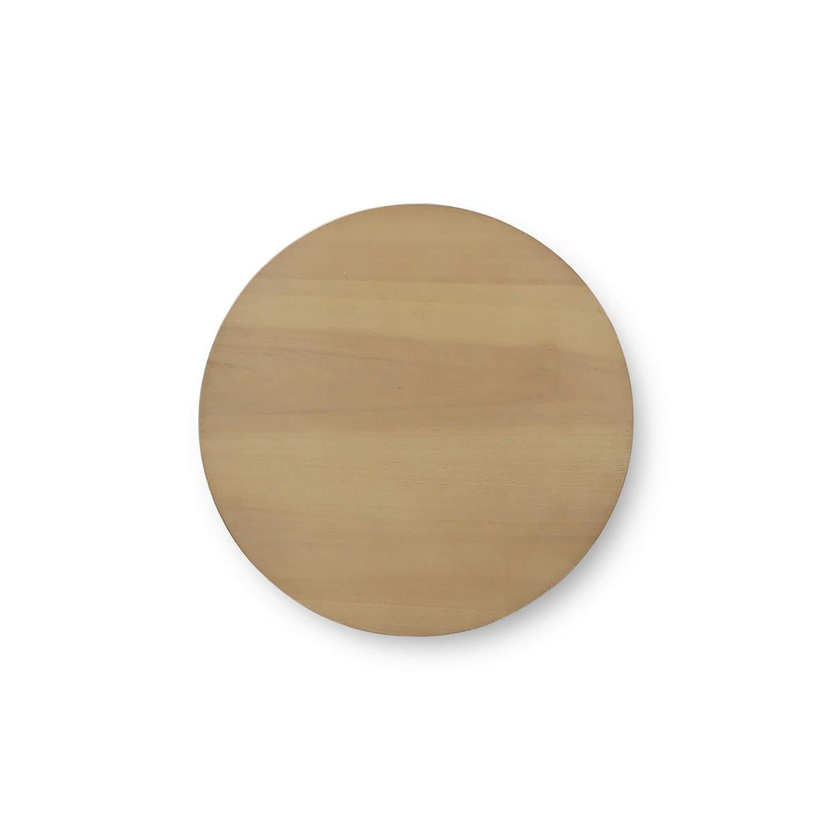 Bramble Milano Round Side Table — Fruit Wood