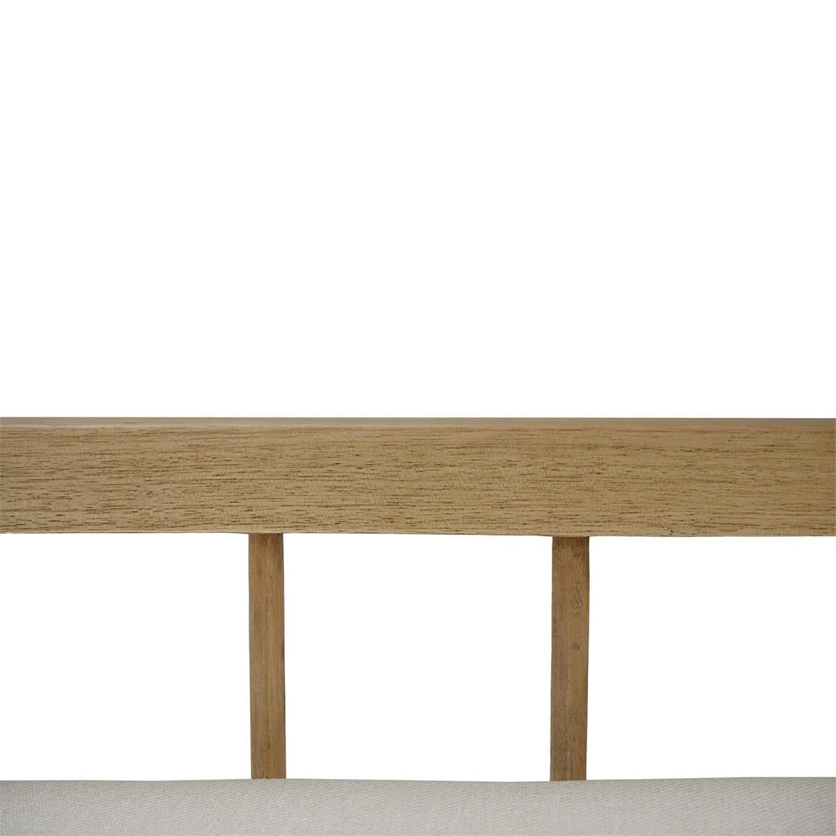 Bramble Versai Fluted Bench — Fruit Wood / Natural