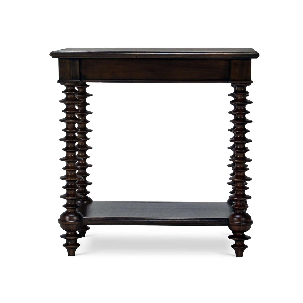 Bramble Milano Side Table — Dark Walnut