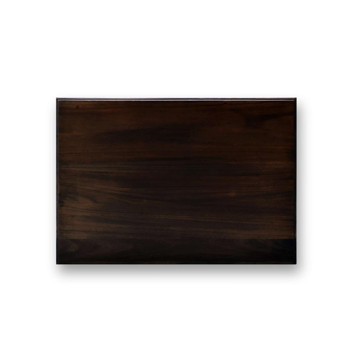 Bramble Milano Side Table — Dark Walnut