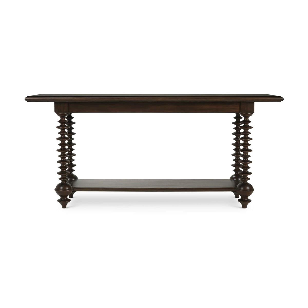 Bramble Milano Console Table — Dark Walnut