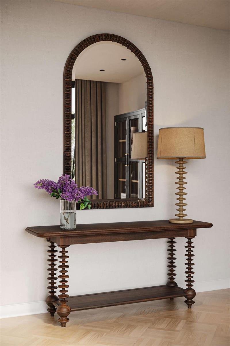 Bramble Milano Console Table — Dark Walnut