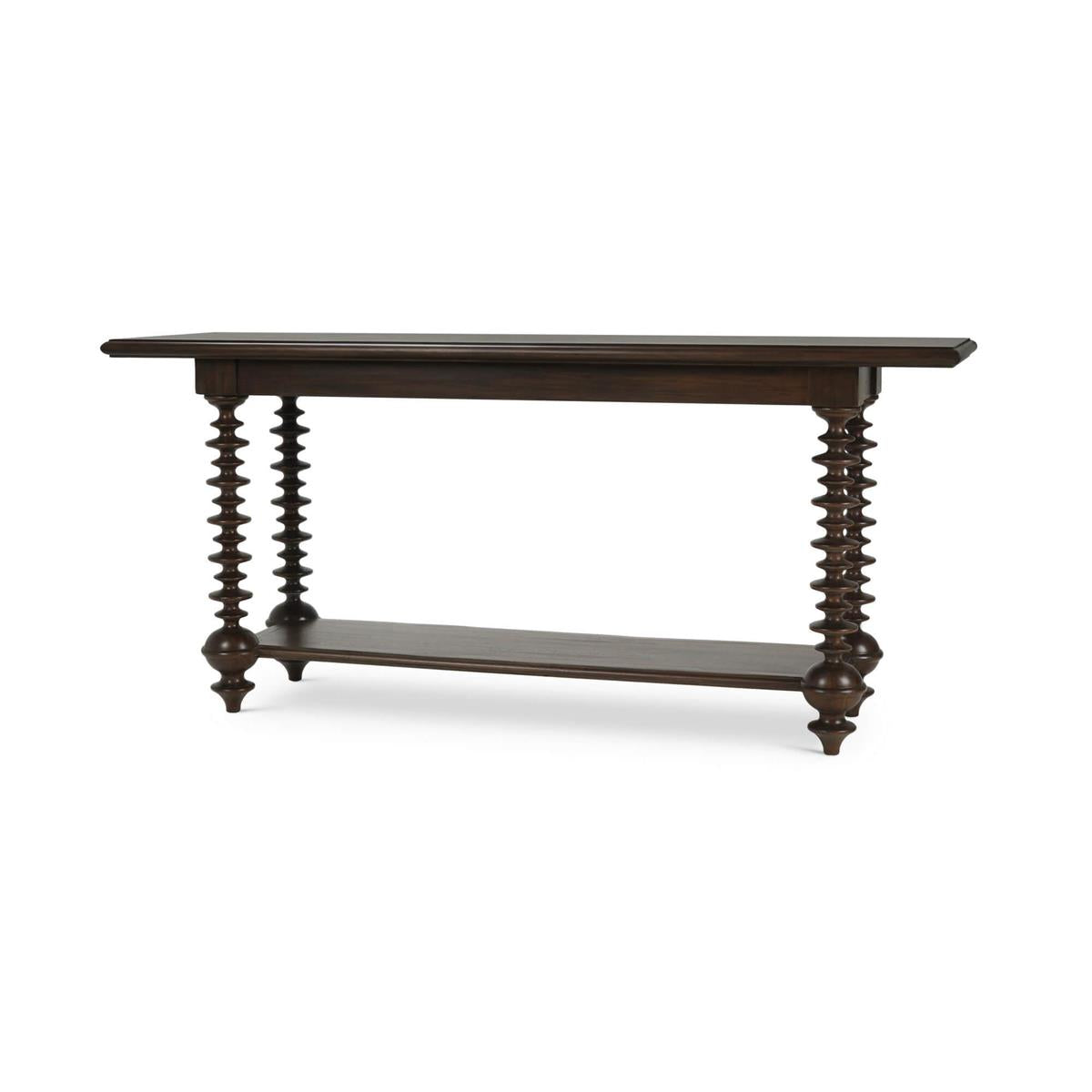 Bramble Milano Console Table — Dark Walnut