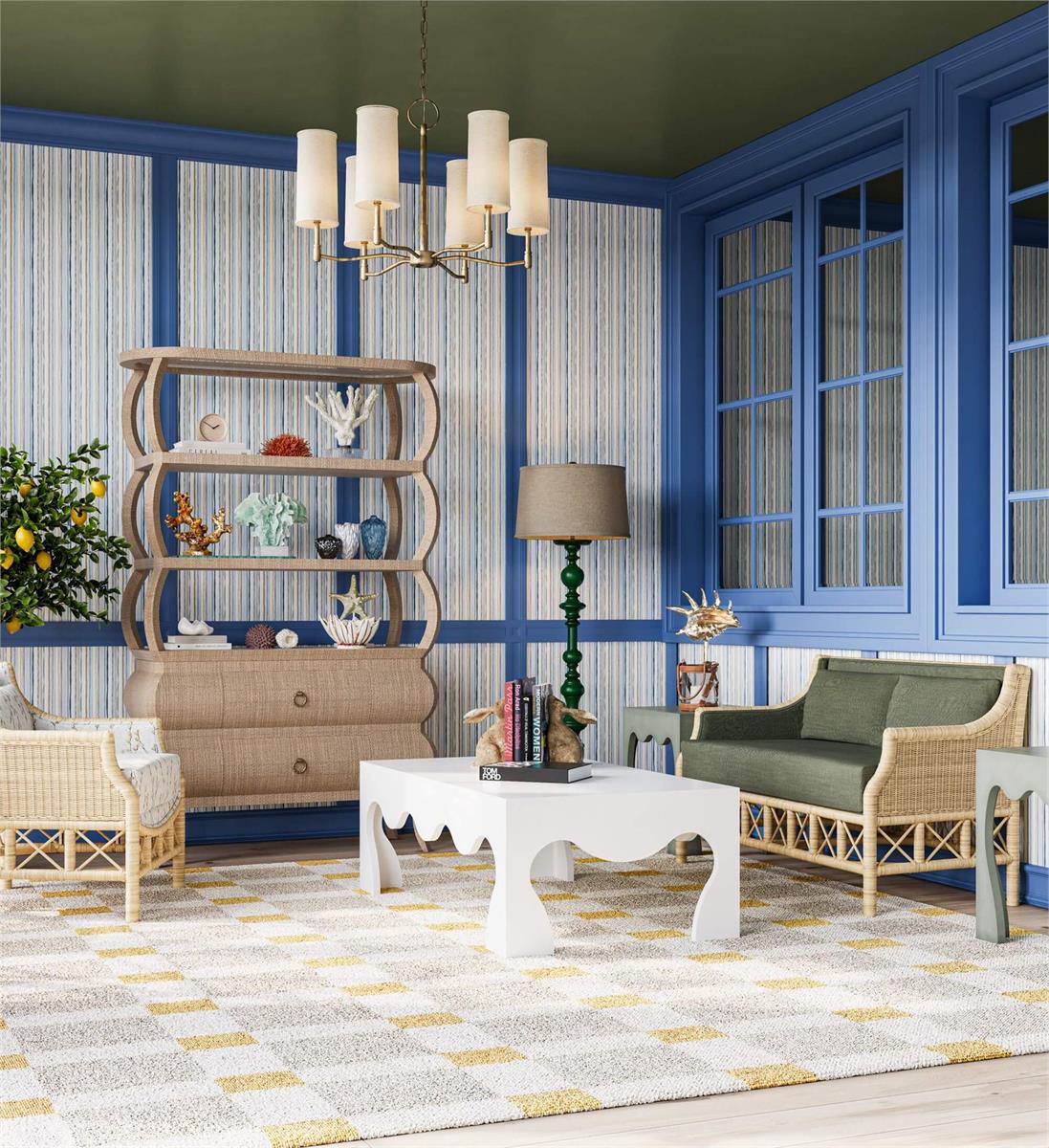 Bramble Chloe Coffee Table — True White *