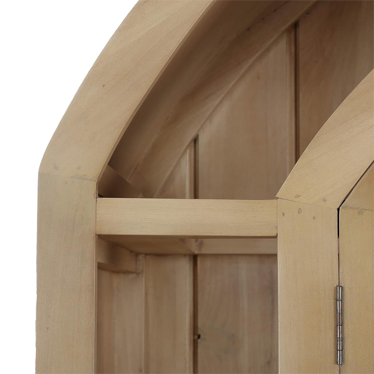 Bramble Vannes 2 Door Display Cabinet — Fruit Wood