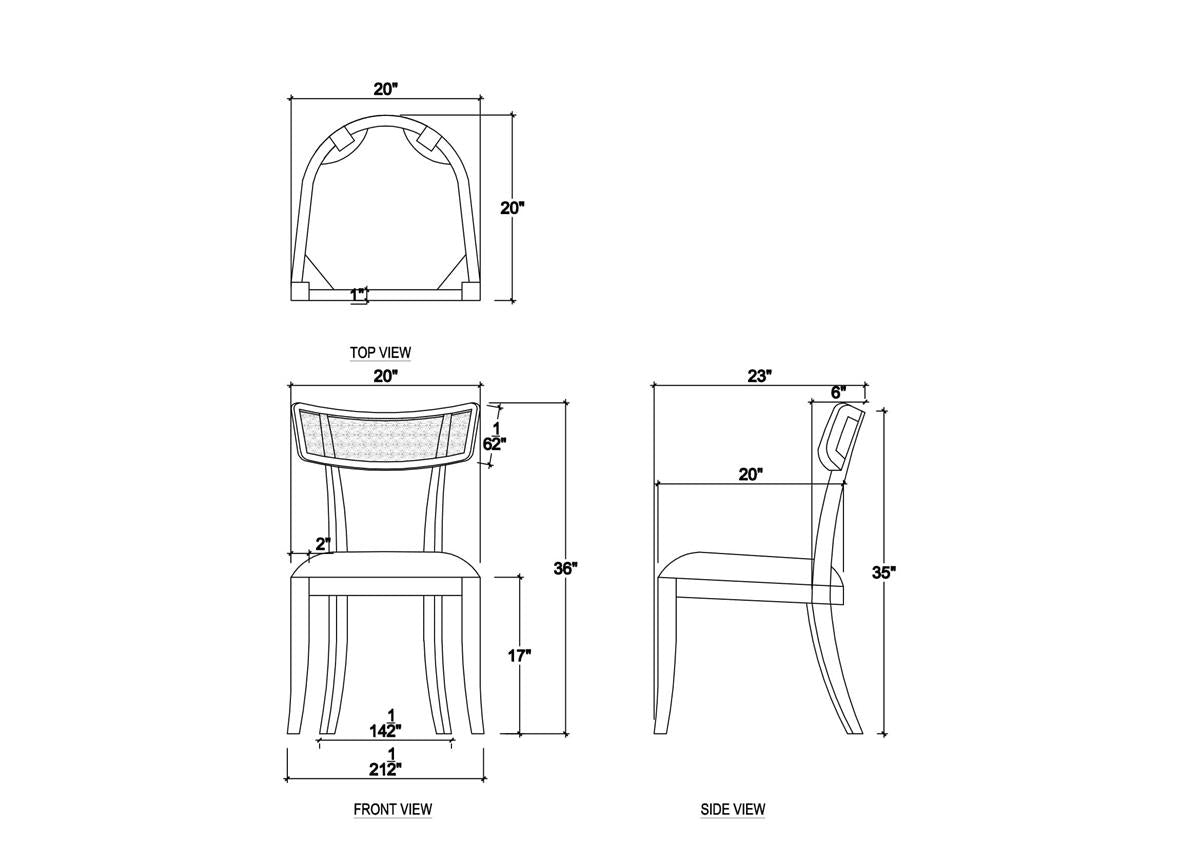 Bramble Beatrice Dining Chair — Fruit Wood / Arctic
