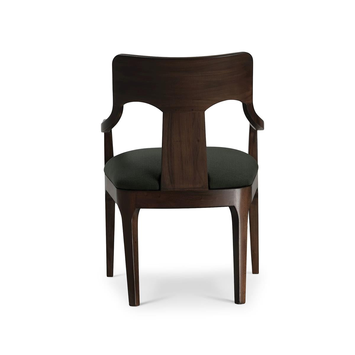 Bramble Colorado Dining Chair — Dark Walnut / Smoke