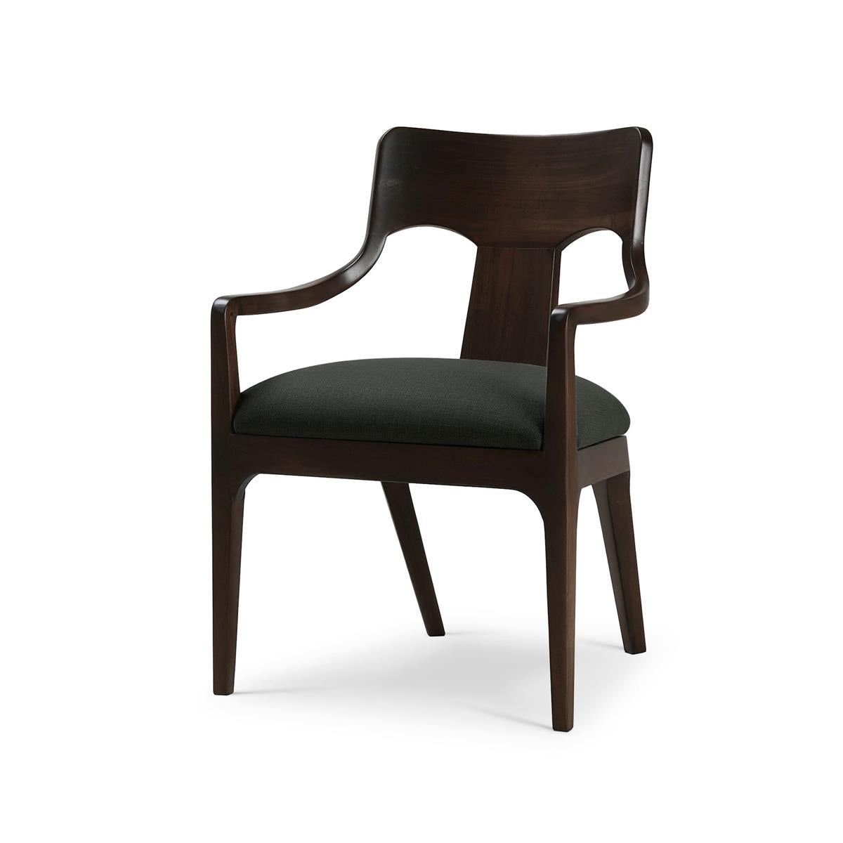 Bramble Colorado Dining Chair — Dark Walnut / Smoke