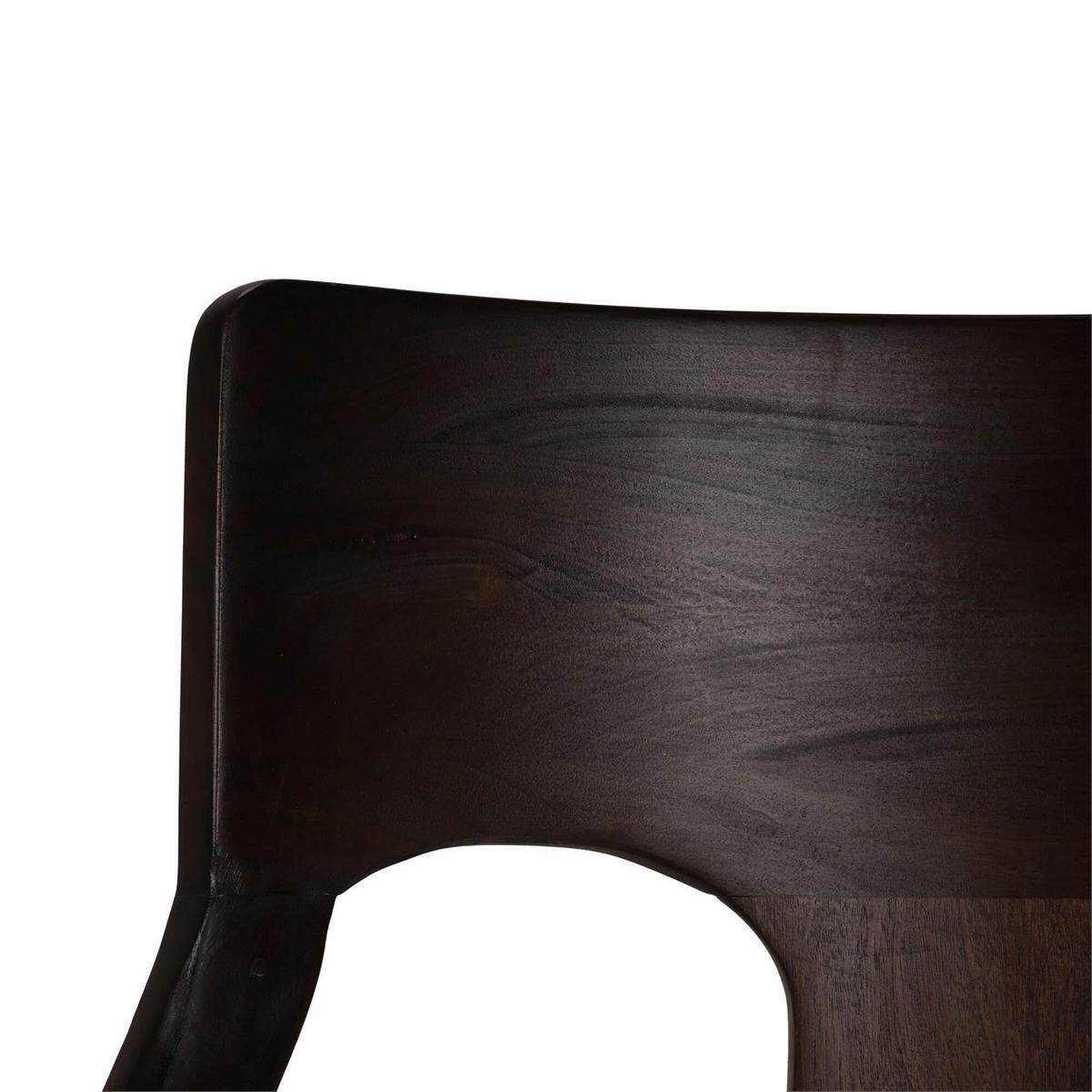 Bramble Colorado Dining Chair — Dark Walnut / Dinara Natural