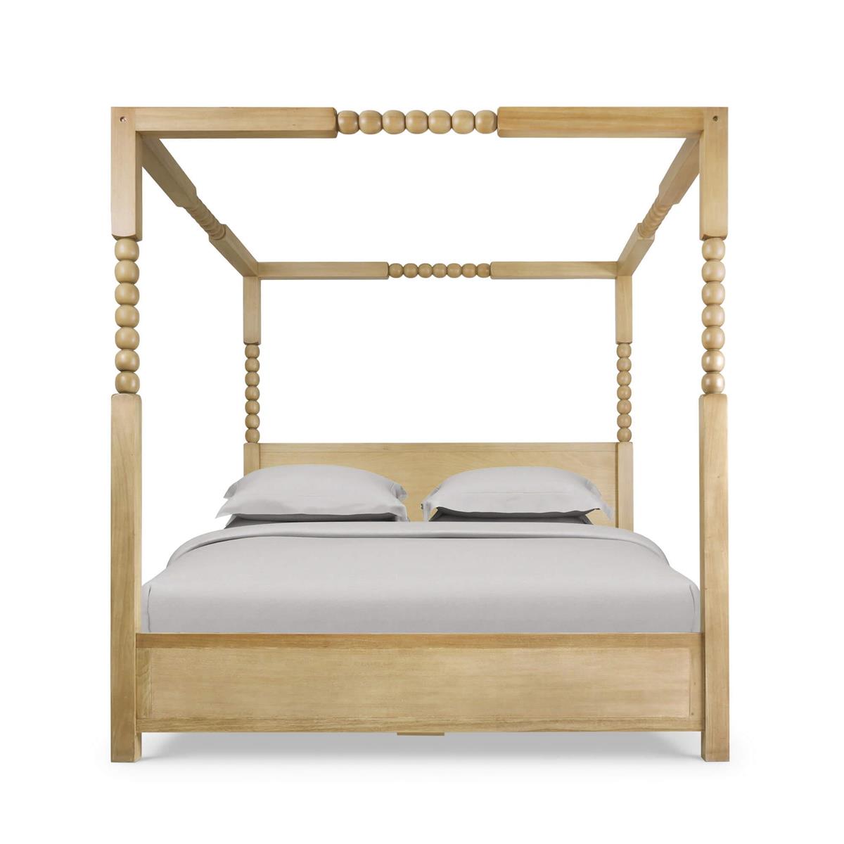 Bramble Cholet Poster King Bed — Fruit Wood