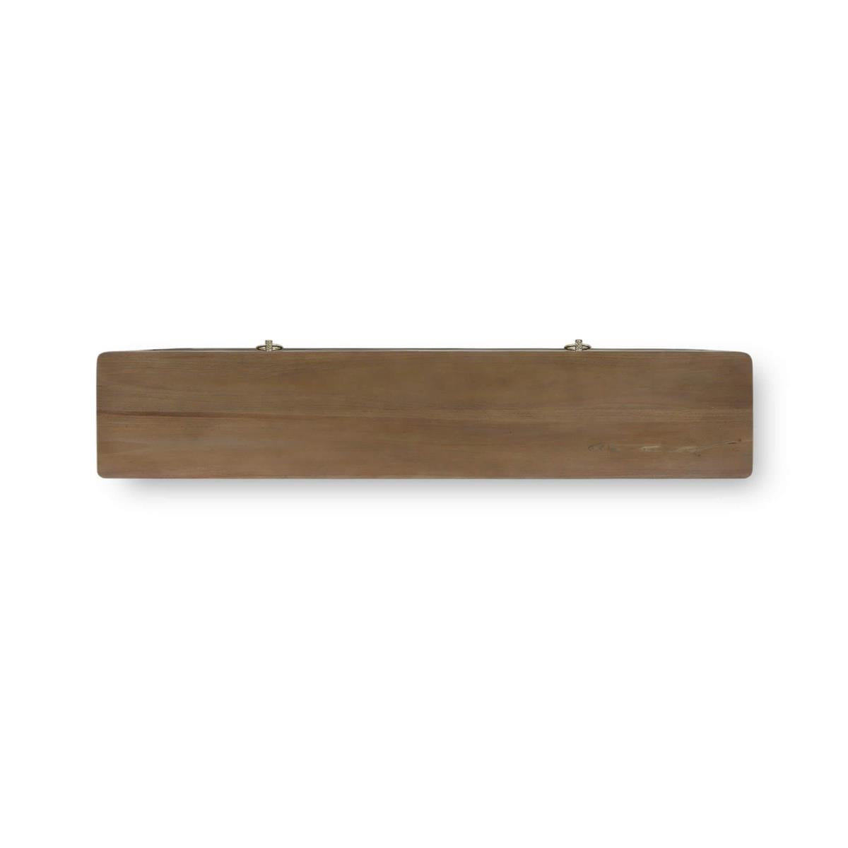 Bramble Corte Open Console Table w/ 2 Drawers — Straw Wash