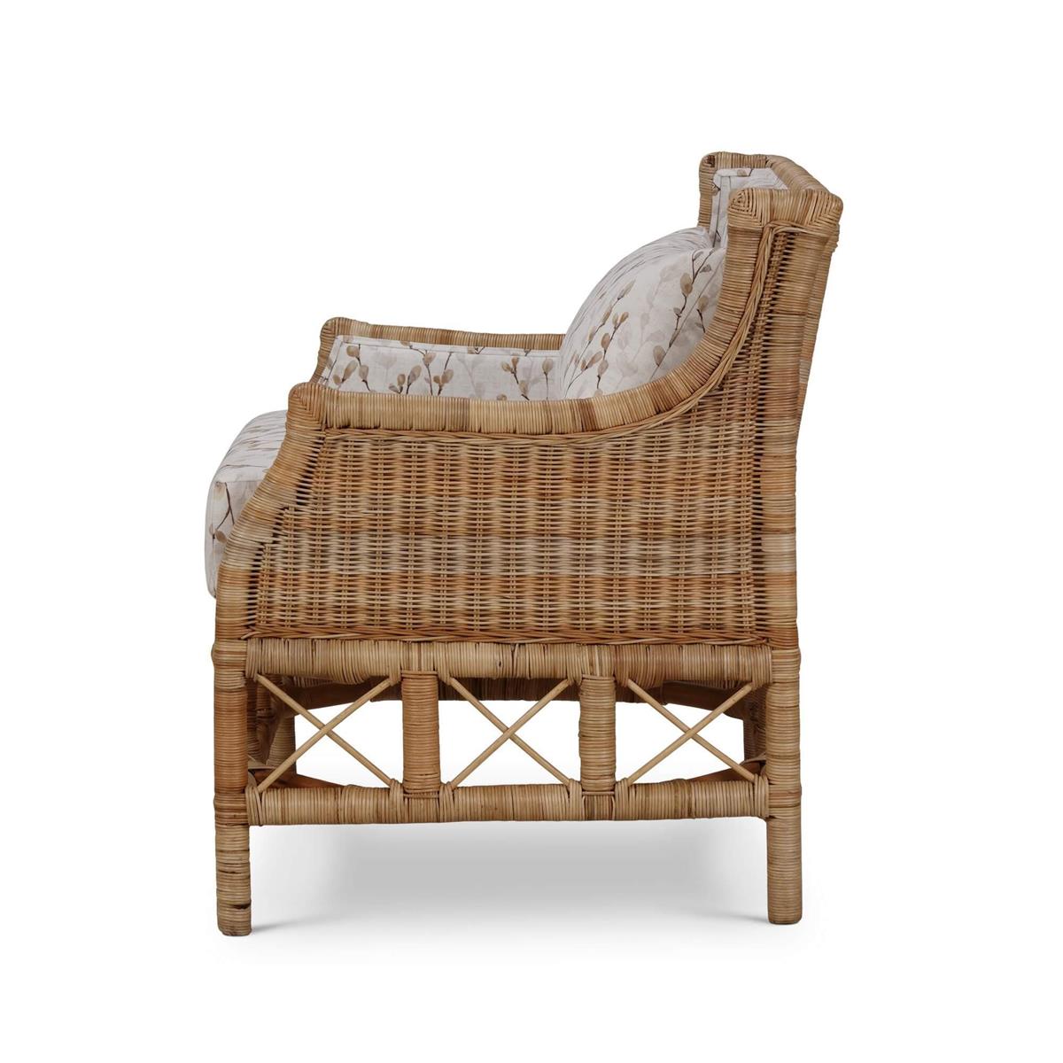 Bramble Rabana Rattan Chair — Rattan Natural / Whisper word