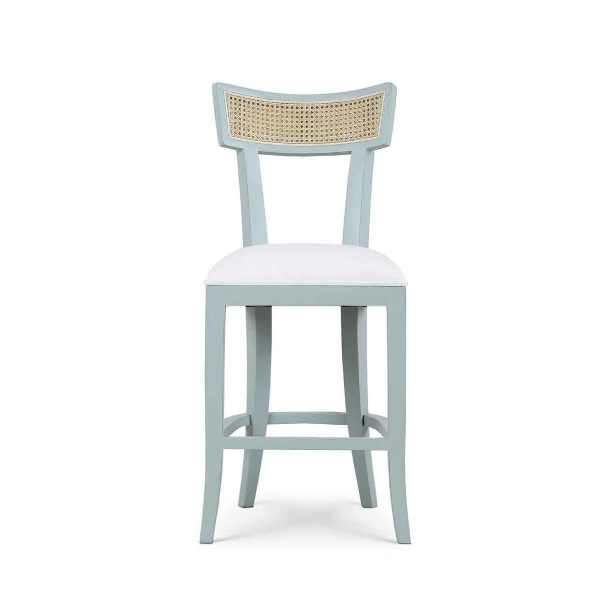 Bramble Beatrice Counter Stool β Vintage Moss Green / Arctic