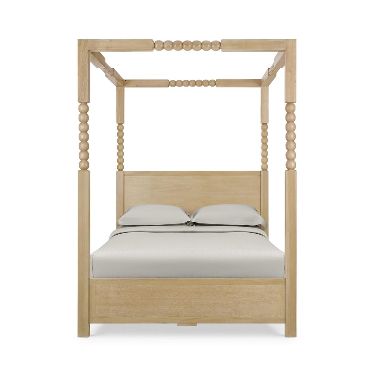 Bramble Cholet Poster Queen Bed — Fruit Wood