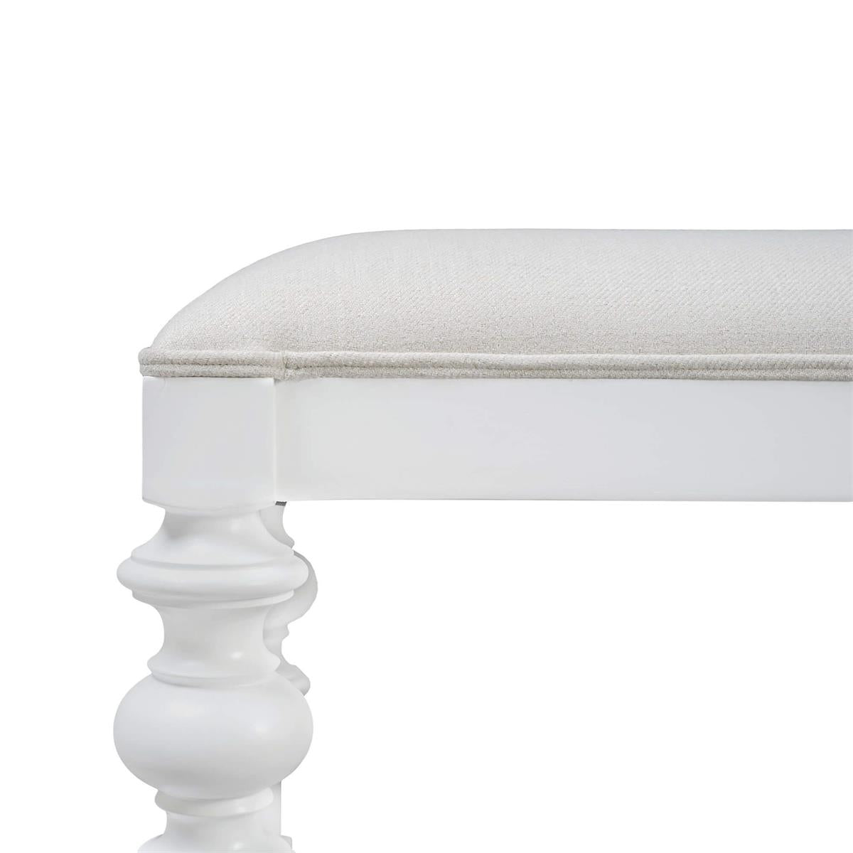Bramble Savannah Large Bench — True White * / Natural