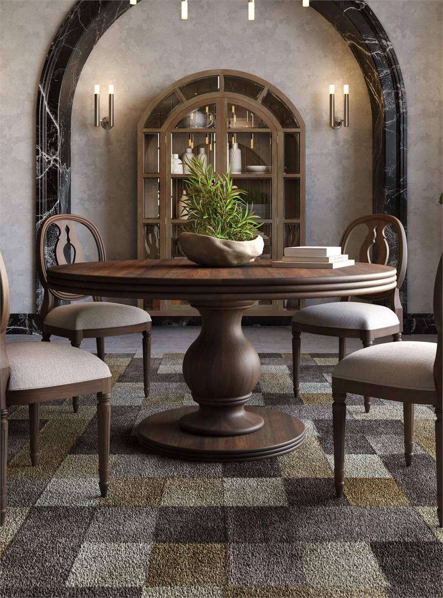 Bramble Vivienne Dining Table 60'' — Dark Walnut